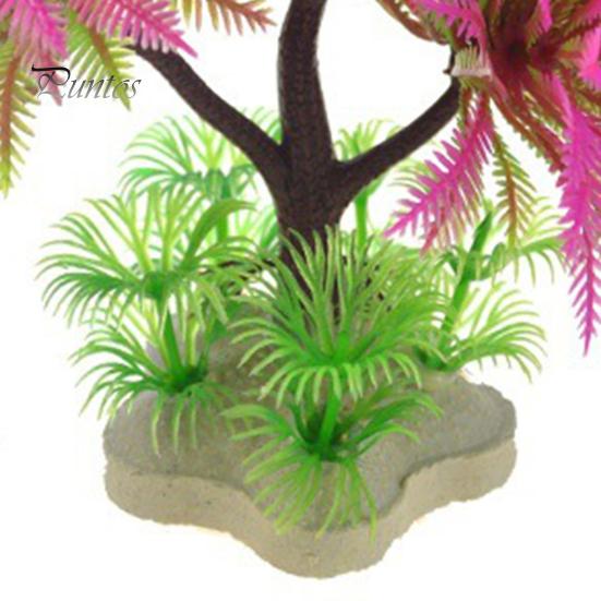 Aquarium Artificial Plants Realistic Aquatic Plastic Grass Hydroponic Simulation Trees Landscape Easy To Maintain Safe Fake Seaweed for Fish Tank