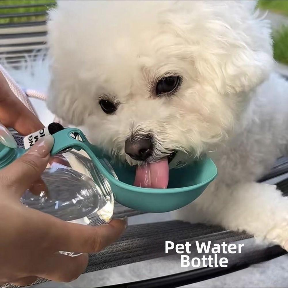 Auslaufsichere Haustier-Wasserflasche Wiederverwendbare Tragbare Trinkflasche Hundewasserspender Haustier Spaziergang