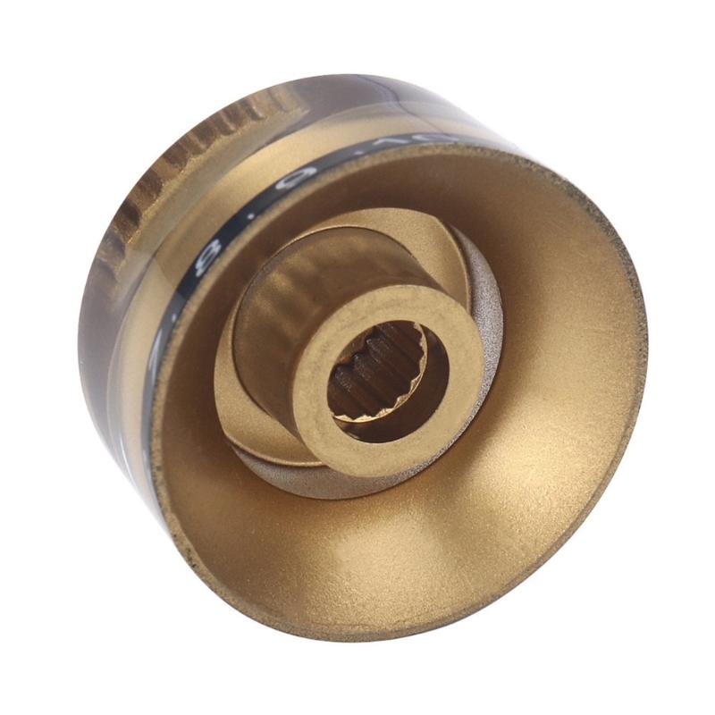 4pcs Electric Guitar Effect Knobs Volumes Tone Control Knobs Acrylic Top Hat Speed Control Knobs Replacement Part