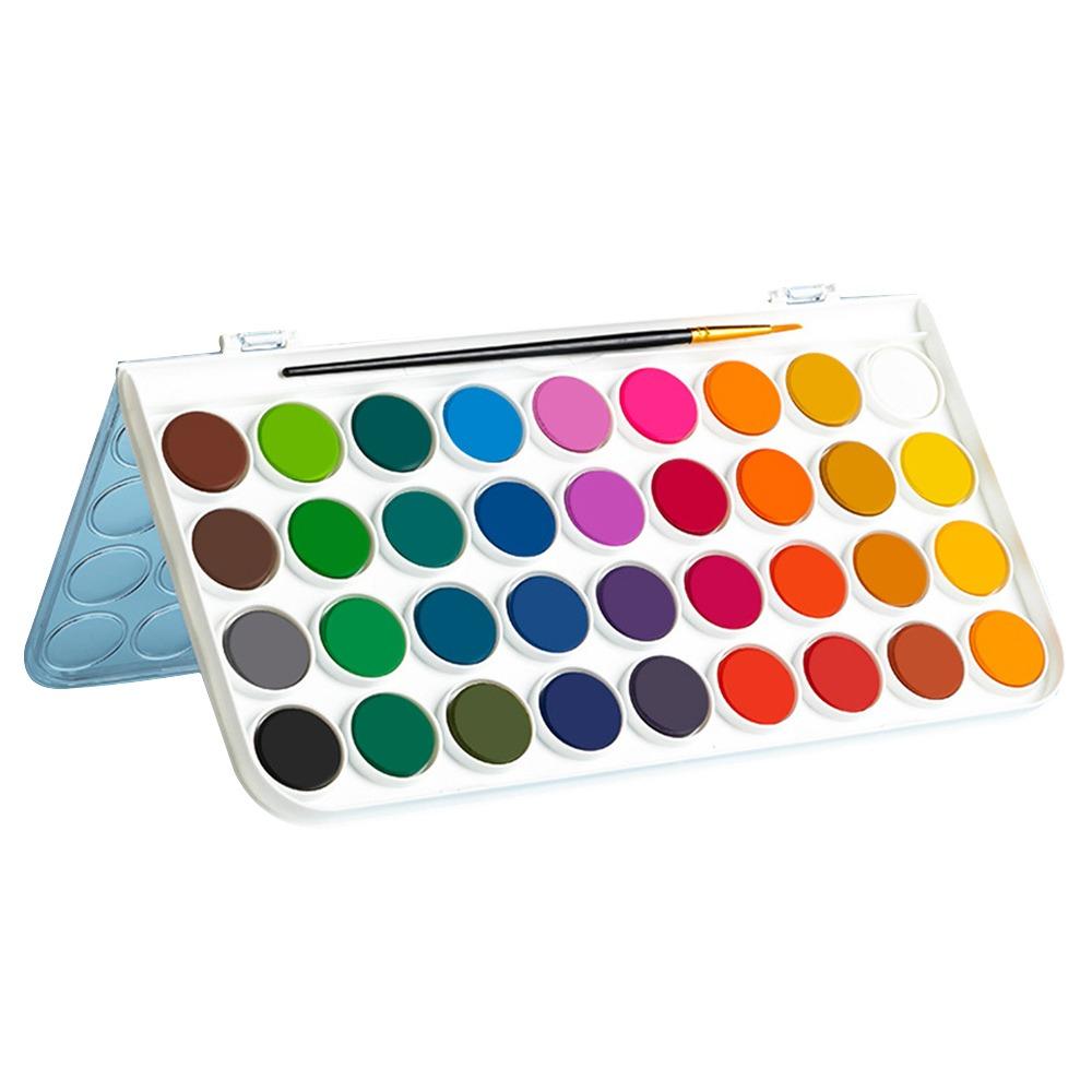 12/16/28/36/48 Colors With Water Brush Pen Watercolor Paint Set  Drawing Art Paint Supplies