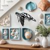 1pc Metal Sea Turtle Wall Art, Marine Life Iron Sculpture, Spiritual Wildlife Decor for Living Room Bedroom Indoor Home