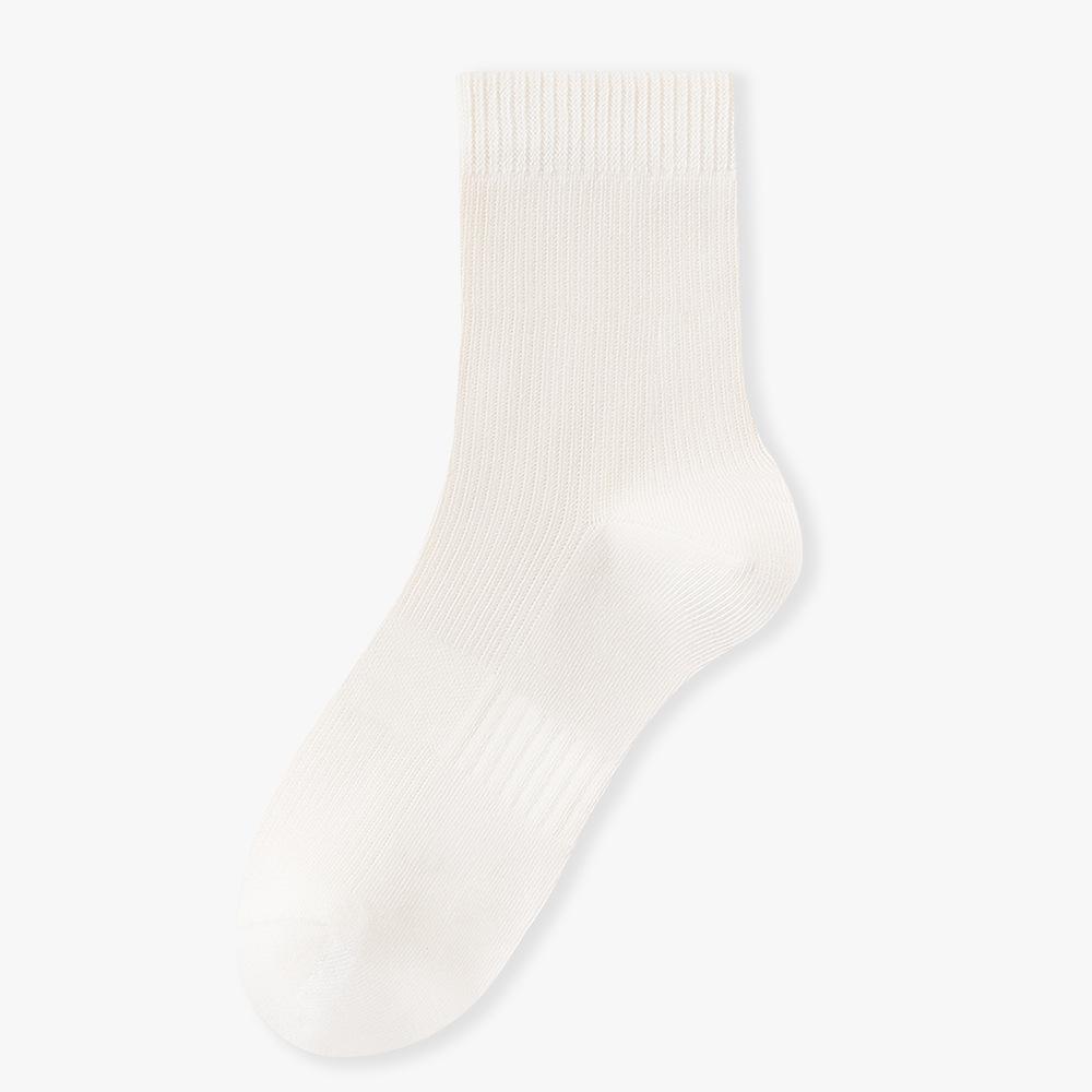 5 Pairs of Women's Spring and Summer Mesh Boneless Anti-bacterial, Anti-odour, Sweat-absorbent Long Casual Socks