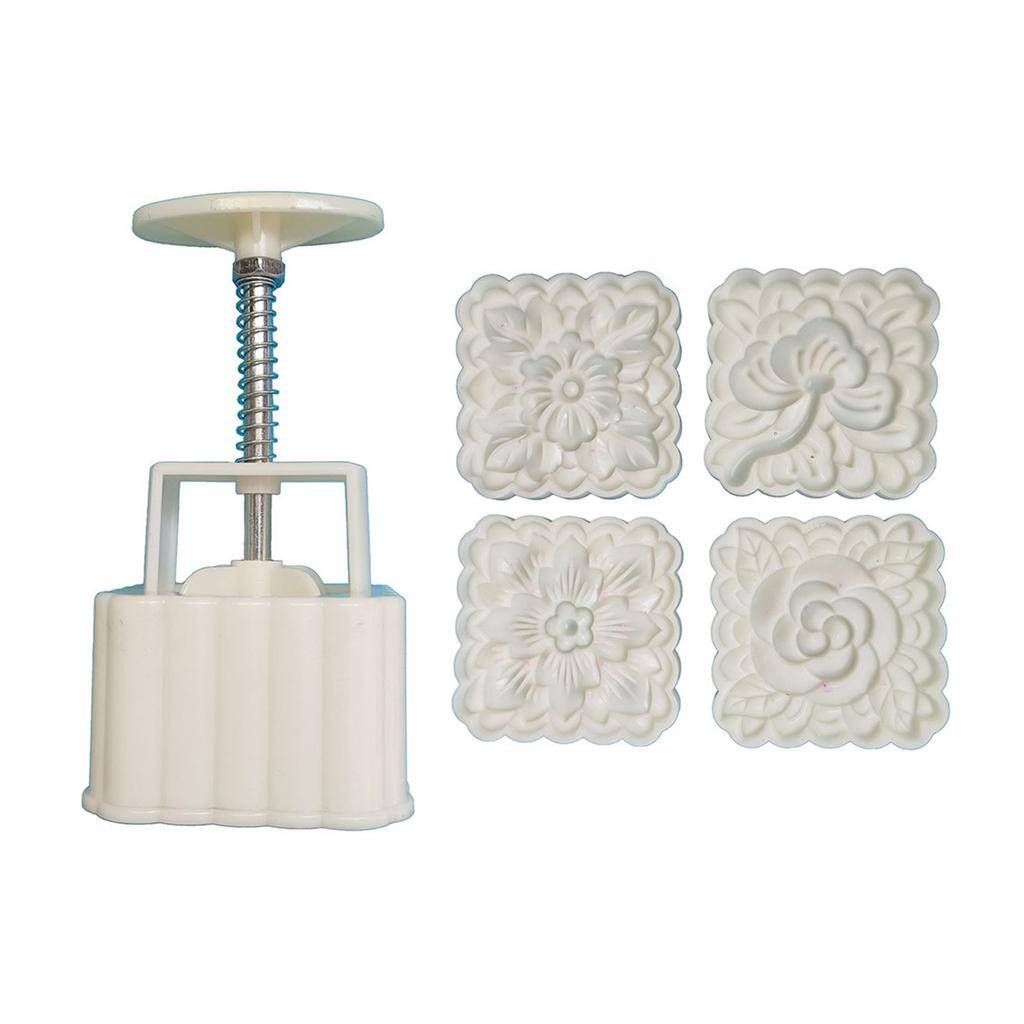 180g Stampini per Dolci a Forma di Fiore Torte Lunari Stampini per Torte Lunari Taglierini Pressione Manuale Materiale Plastico Accessori per la Cottura