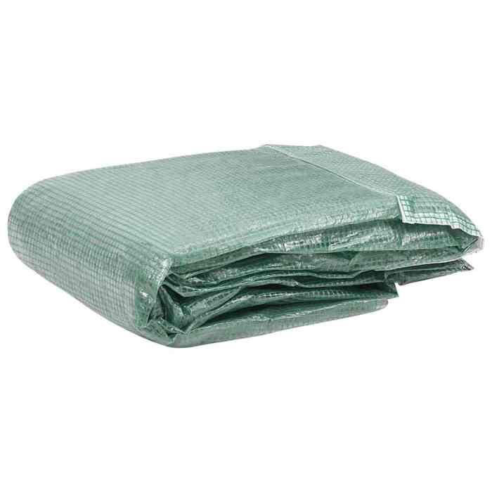 VidaXL CouVerture de remplacement de serre (18 m²) 300x600x200 cm Vert