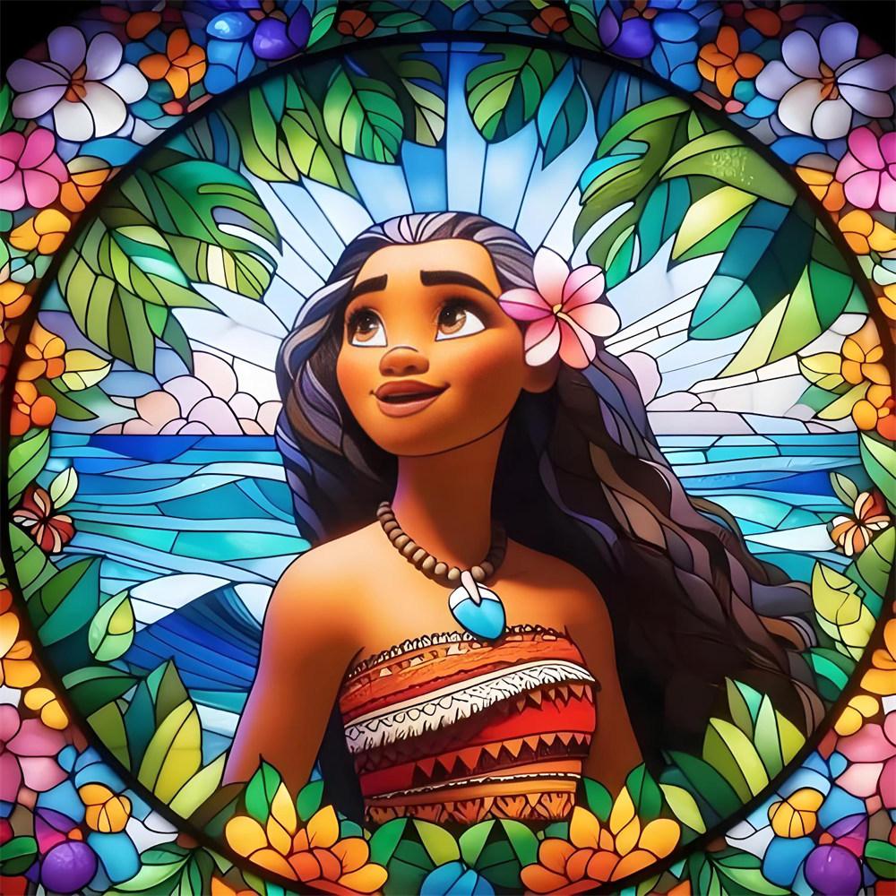 Disney 5D Diamond Painting Princesses Cross Stitch Mosaic Kit Home Decor Wall Sticker DIY Handmade Gift