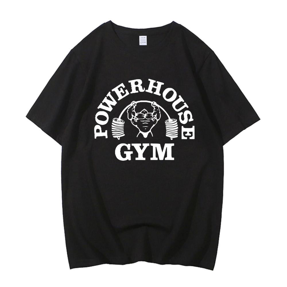 Summer Gym TShirts High Quality Cotton Crossfit Fitness T Shirt Graphic Print Sporty Unisex Tee Clothes