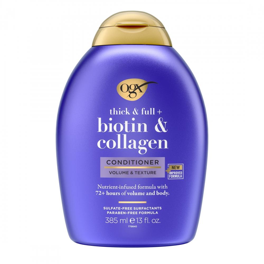 Ogx  Ogx Thick   Full + Biotin   Collagen Volumizing Hair Shampoo And Conditioner Duo  13 Fl Oz
