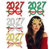 Creative Christmas Star Headband 1/4Pcs Color Strip Design Suitable for 2027 New Year Eve Party Decoration