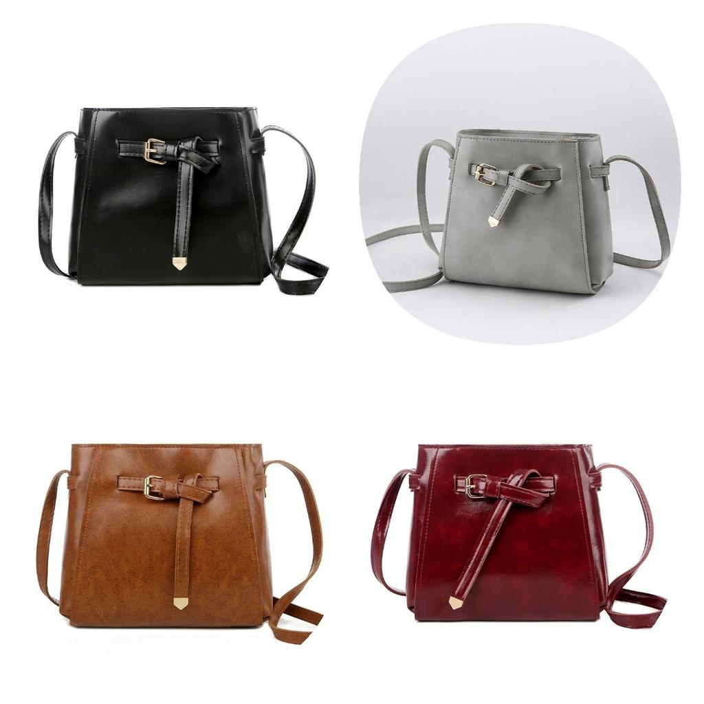 Stylish Red Pu Small Shoulder Bag For Women With Simple Korean Design And Soft Texture