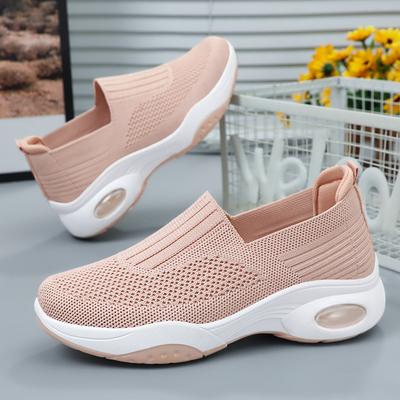 Shoes Women's Spring and Summer New Muffin Shoes Flying Woven Women's Shoes Platform Casual Cloth Shoes