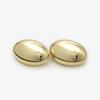 10Pcs Matte & Glossy Oval Metal Buttons For Clothing/Bags/Shoes, 17.5/22.5Mm Minimalist Fashion Buttons Gold Silver Mist Gold
