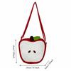 Harajuku Fruits Shape Crossbody Bag Message Bag Mobile Phone Pack Funny Shoulder Bag  Male