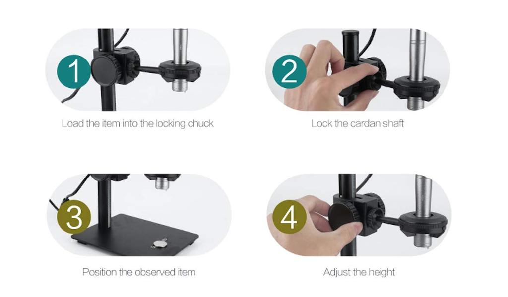Supereyes Z008 Precision Portable Adjustable Stand for Digital Otoscopes Brand: Supereyes