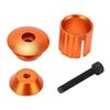 1 Pair Aluminum Material Bike Expansion Bar Plug Bike Handle Grip End Caps  Bike Accessories