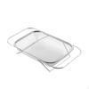 Stainless Steel Sink Basket with Telescopic Frame Rust-Resistant Fine Mesh