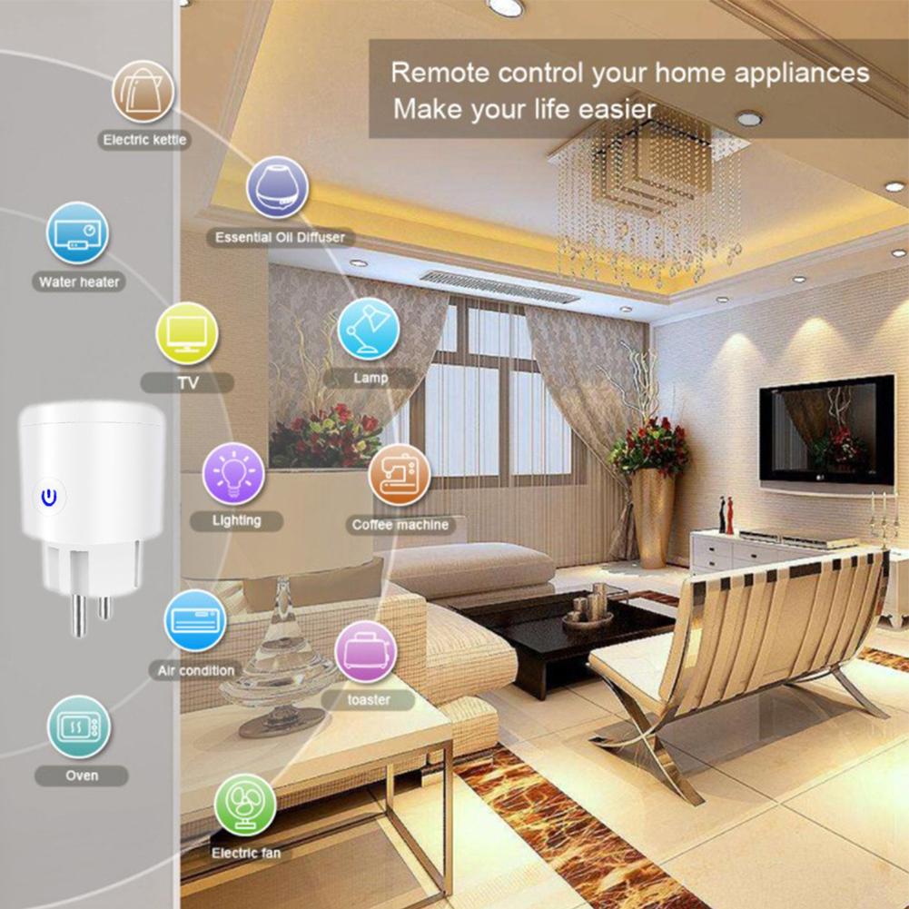 3/1 20A Smarts Sockets With Timer (European Style, 20A) Supports Alexas Voice Control And Smarts Life App Voice Remote Control