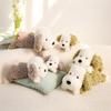 Plush Dog Pillow With Soft Polyester Filling For Cozy Home Decor And Gift Ideas