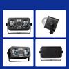 LED Stage Light, Sound Activated Party Light, Dual Head Disco Ball Lights + Pattern Projector Light + Blacklight + LED