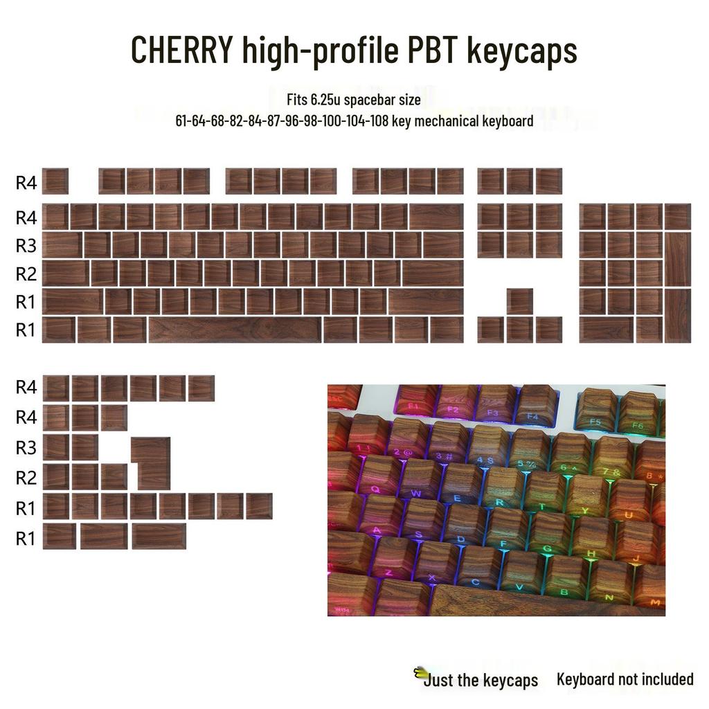 "Macchiato Cherry Blossom Contour Keycap for Wooting Keyboard"