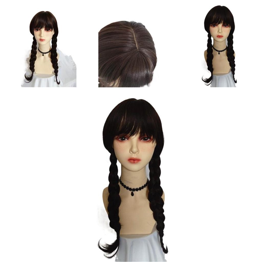 Wednesday Addams The Addams Family Cosplay Wig – High Temperature Fiber