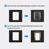1 Set Wireless Doorbell Button Protective Cover Rainproof Transparent Doorbell Waterproof Cover Universal Doorbell Splash Guard