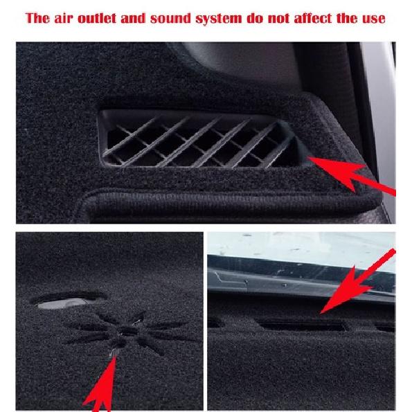 Car dashboard light shielding mat  For Subaru Crosstrek 2024-