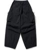 NOT4NERD Nylon Big Pocket Parachute Pants - Black