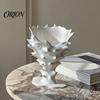 Non Fragile Tabletop Vase Creative 3D Printed Flower Vase, Modern Decorative Minimalist Container, Elegant Aesthetic for Living Room Artistic