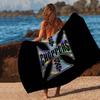 West C-Coast C-Choppers Bath Towel Microfiber Soft Water Absorbing Breathable For Girl Kids Decorative Cartoon Beach Towel