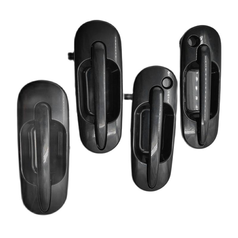 4Pcs Exterior Door Handle Front & Rear Outside Outer Kit For Honda CR-V CRV 1997 -2001-A99D