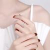 Silve Gorgeous Shiny Stone Zircom Ring For Women Engagement Wedding High Quality Fine Jewelry