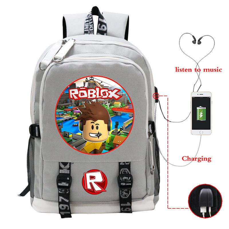 Game Merchandise Printed Backpack Usb Port Multifunctional Computer Bag