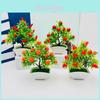Fruit Tree Desktop Decor With Silk Material For Office And Photography Displays