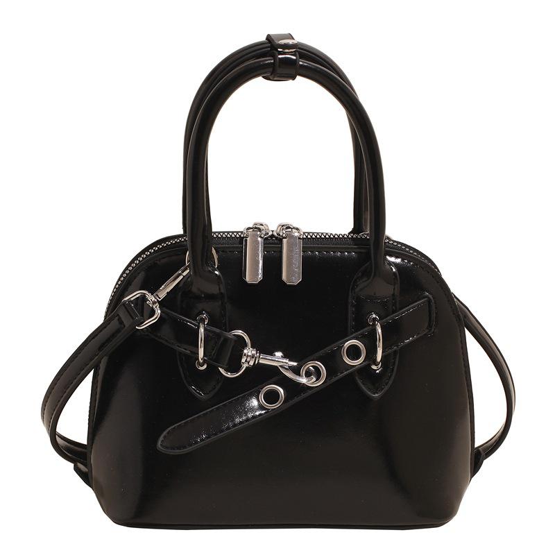 

Women s 2025 Spring Fashion Shell Bag - High-End Versatile Crossbody and Shoulder Bag Without Pendant чёрный