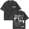 T-shirt Vintage Lavata Rapper Maluma Pretty Dirty Europet Tour Uomo Donna Moda Oversize Hip Hop Streetwear Maschile