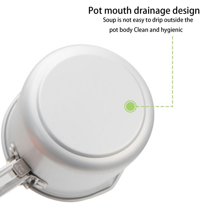Outdoor Camping Pot 700ml Aluminum Alloy Stockpot With Handle Lightweight Design Cooking Tool For Hiking Camping Picnic Barbecue