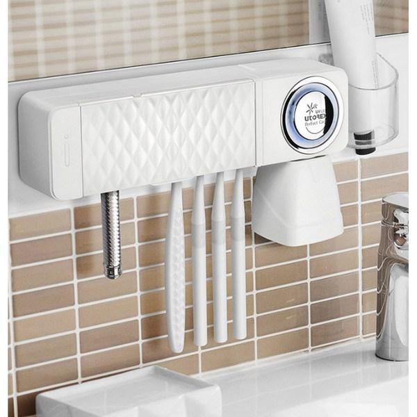 Utorex Perfect Care Rechargeable Cordless Toothbrush Sterilizer, URT-120CHW-S, Pure White
