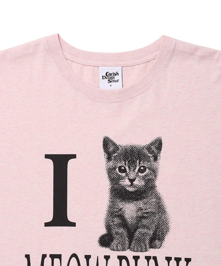 CAVISH I Love Meow Punk Ls Tee Pink(Cv2Gfft559A)