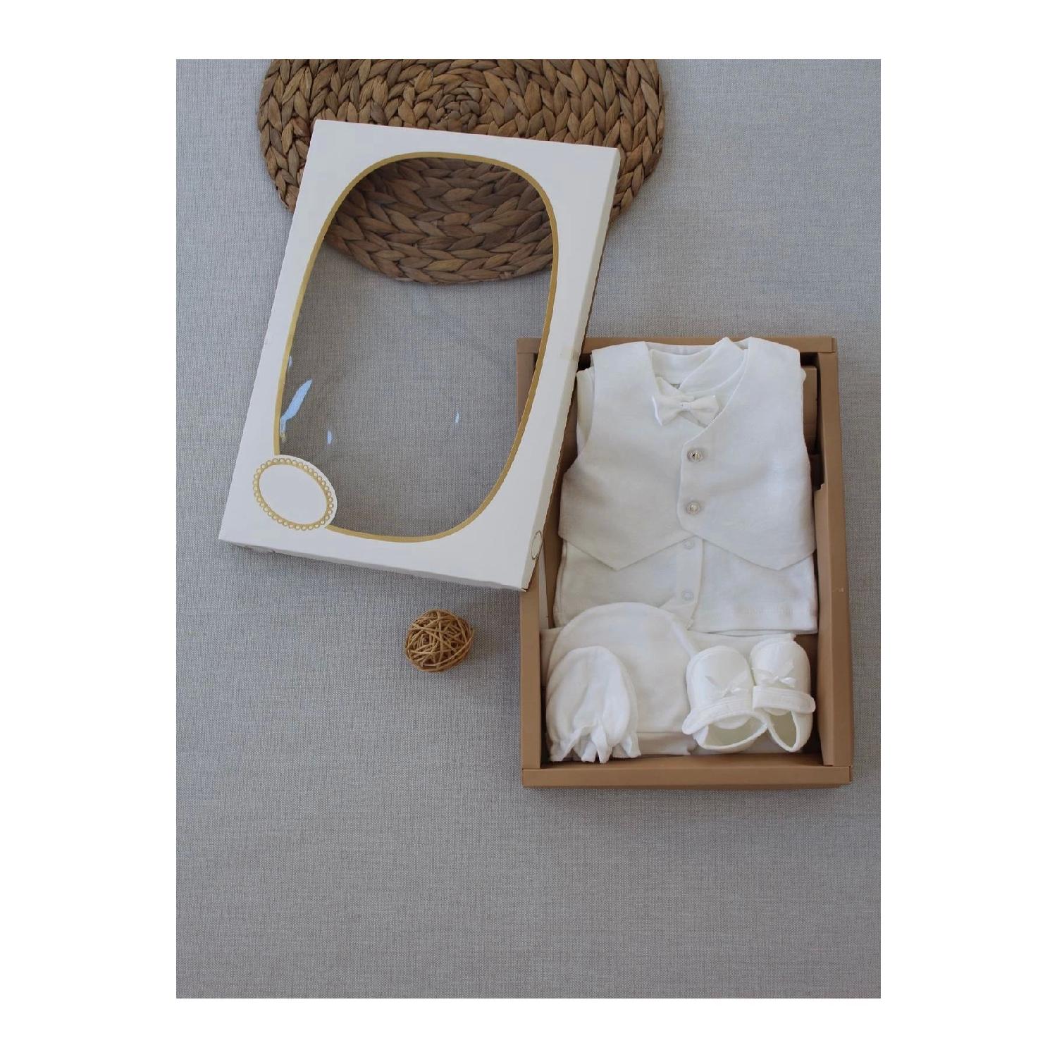 

Pap In Tuxedo With Vest 0-6 Ay білий