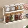 Cream Style 2-Tier Desktop Cup Storage Rack