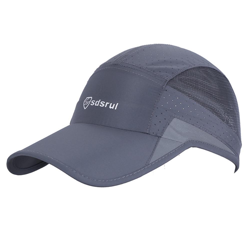 

Quick Drying Baseball Cap Breathable Visor Hat Casual Sport Cap Unisex чорний