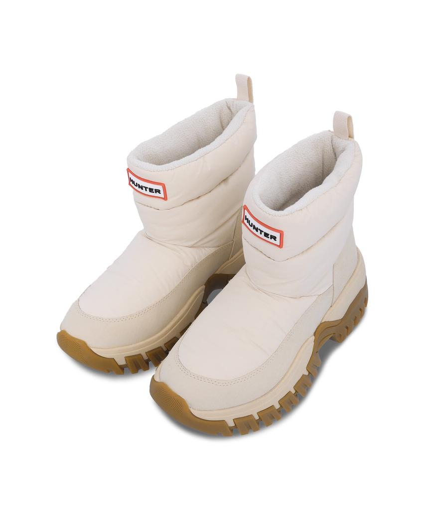 Hunter [Unisex] Intrepid Wanderer Short Snow Boots - Canvas Cream