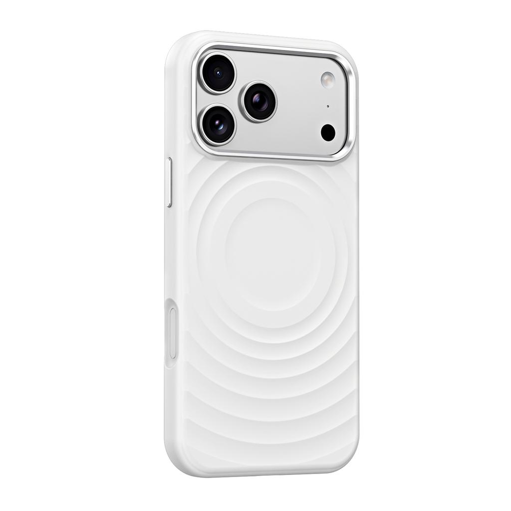 Für iPhone 18 Pro Max Hülle Mode Flüssigsilikon Hautfreundlich Magnetisch Schutz-Rückseite Für 18 Pro Handyhülle Funda