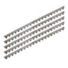 10Pcs Garden Edging Border 201 Stainless Steel Landscape Edging Kit for Flower Grass Yard
