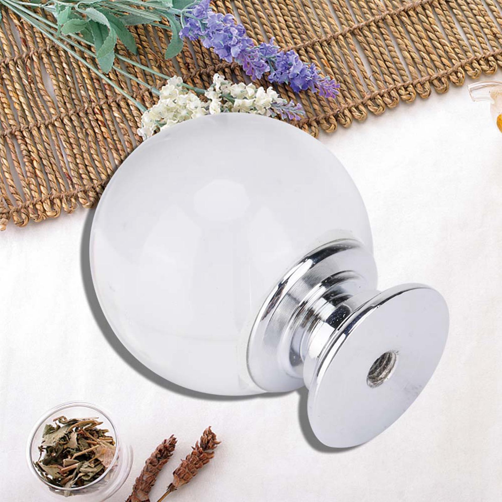 

1 шт 30 мм шарообразная ручка из хрустального стекла для ящика шкафа