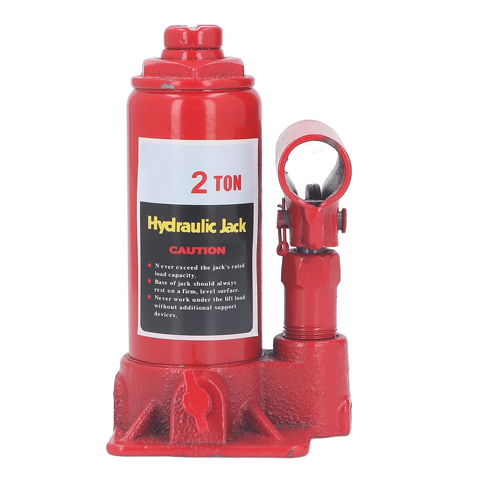 2 Ton Hydraulic Jack with Lever Handle Lifting Cylinder Vertical Jack for Industrial Machinery Vehicle Repair steel