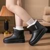 Winter Waterproof Women's Snow Boots Round Toe Platform Ladies Shoes Plush Padded 2025 New In High Quality Novelty Hot Footwear