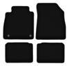 BASIC Black Velour Floor Mats For: Nissan Micra K14 Hatchback (2017-)