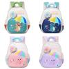 Kids Cartoon Backpack For Preschoolers With Lightweight Nylon And Ergonomic Shoulder Straps For School Use