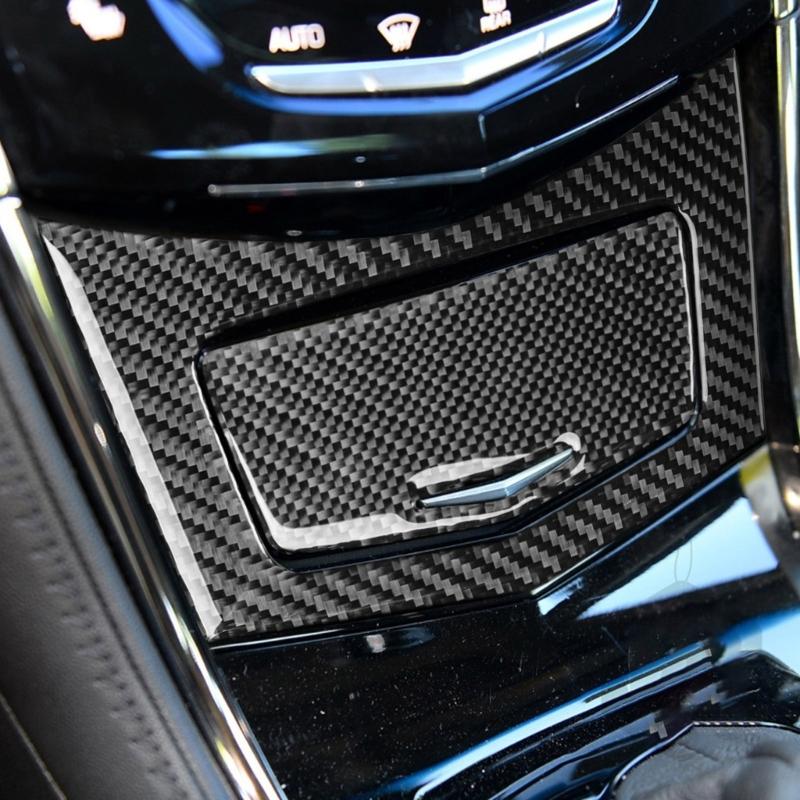 8pcs/set Car Interior Trim Sticker Carbon Fiber Decal Cover Automobile Decoration Accessories Suitable For ATS 2013-2019